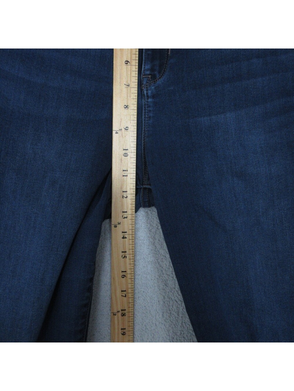 Nicole Miller Jeans Womens 14 Blue SOHO High Rise Skinny Dark Wash Denim 32x28.5 - Picture 5 of 11